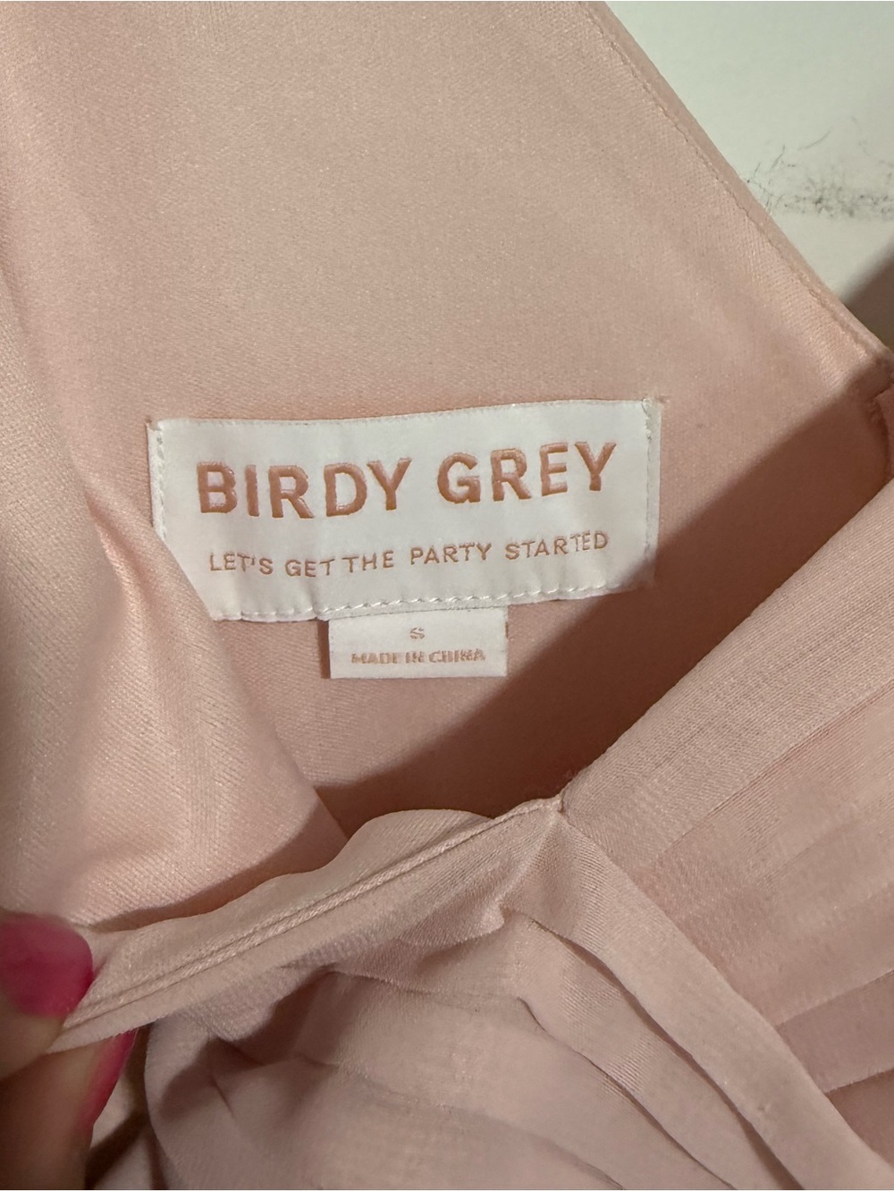 Birdy Grey Laurie Blush Pink size small - Picture 6 of 6